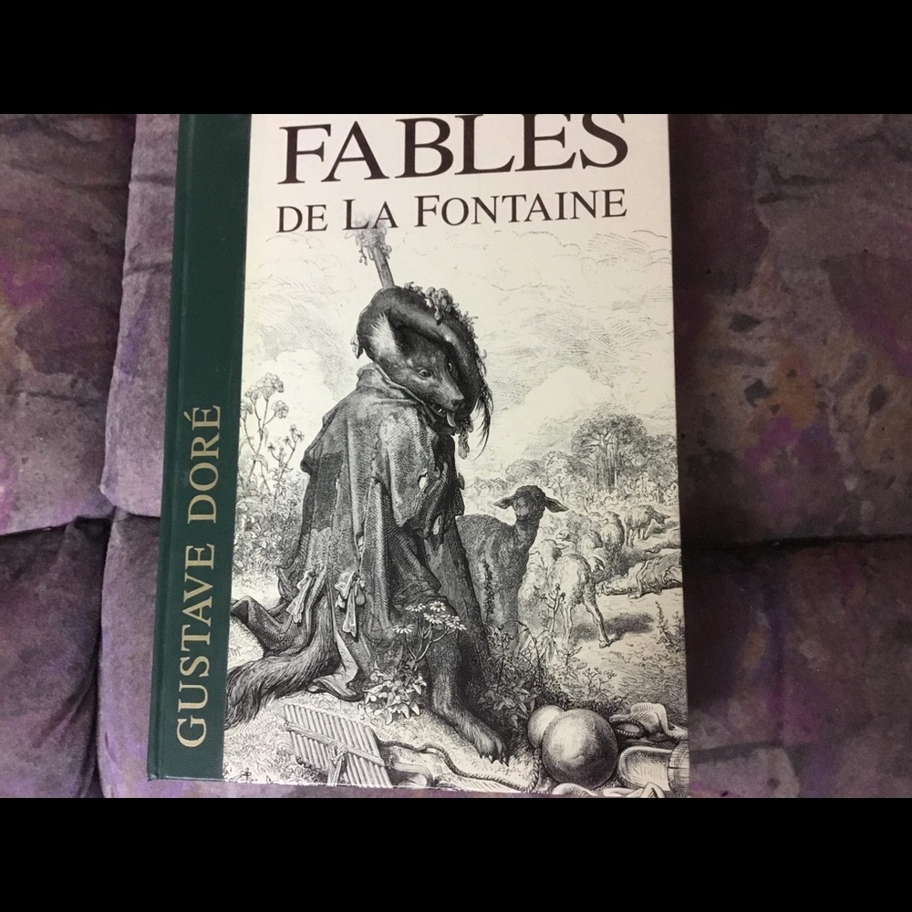 EUC Fables de la fontaine peotry book